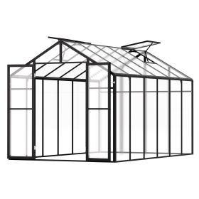 VEVOR Polycarbonate Greenhouse 8 x 12 Ft Outdoor Walk-in Greenhouse for Garden