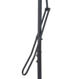 vidaXL Garden Parasol with Steel Pole 250x250 cm Taupe (Option: as picture)