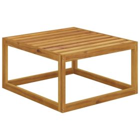 vidaXL 5 Piece Patio Lounge Set with Cushions Solid Acacia Wood (Option: as picture)