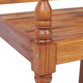 vidaXL 4 Piece Patio Lounge Set with Cushions Solid Teak Wood (Option: as picture)